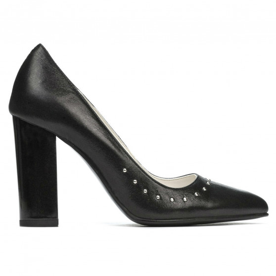 Pantofi eleganti dama 1275 negru satinat Pantofi eleganti dama 1275 negru satinat