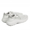 Pantofi sport dama 6015 alb sidef combinat