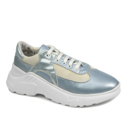 Pantofi sport dama 6015 bleu sidef combinat
