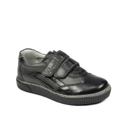 Pantofi copii mici 16-2c negru+gri