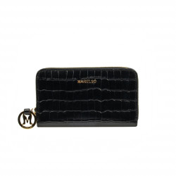 Portofel dama 204g croco negru