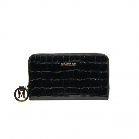 Portofel dama 204g croco negru
