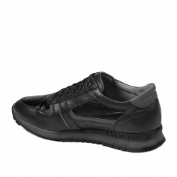 Pantofi sport barbati 833 negru combinat