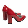 Pantofi eleganti dama 1261 lac rosu
