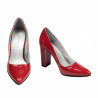 Pantofi eleganti dama 1261 lac rosu