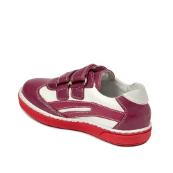 Pantofi copii mici 16-3c roz+alb