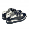 Pantofi copii mici 16-2c indigo+alb