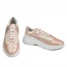 Pantofi sport dama 6015 pudra sidef combinat