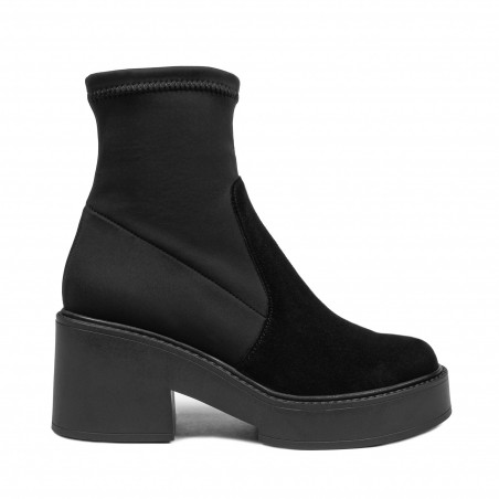 Ghete dama 3399 bufo negru combinat