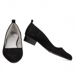 Pantofi eleganti/casual dama 1285 negru antilopa