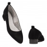 Pantofi eleganti/casual dama 1285 negru antilopa