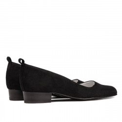 Pantofi eleganti/casual dama 1285 negru antilopa