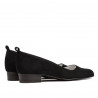 Pantofi eleganti/casual dama 1285 negru antilopa