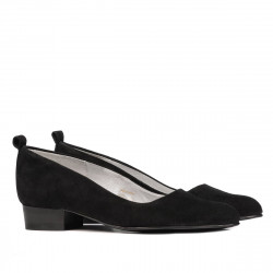 Pantofi eleganti/casual dama 1285 negru antilopa