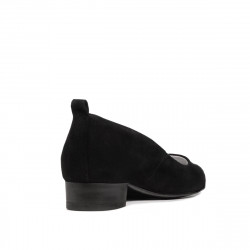 Pantofi eleganti/casual dama 1285 negru antilopa
