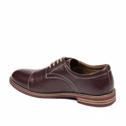 Pantofi casual barbati 873 bordo
