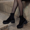 Ghete dama 3399 bufo negru combinat