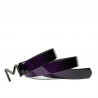 Curea dama 17-2m lac mov+negru