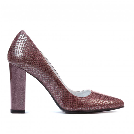 Női elegáns cipő 1261 piton bordó Női elegáns cipő 1261 piton bordó