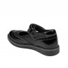 Pantofi copii mici 56c lac negru combinat