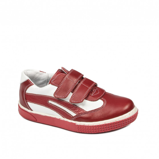 Pantofi copii mici 16-1c rosu+alb Pantofi copii mici 16-1c rosu+alb