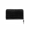 Női pénztárca 204g 01 fekete krokodil