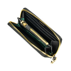 204g női pénztárca fekete kaviár