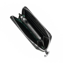Női pénztárca 204g 01 fekete krokodil