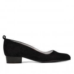 Pantofi eleganti/casual dama 1285 negru antilopa