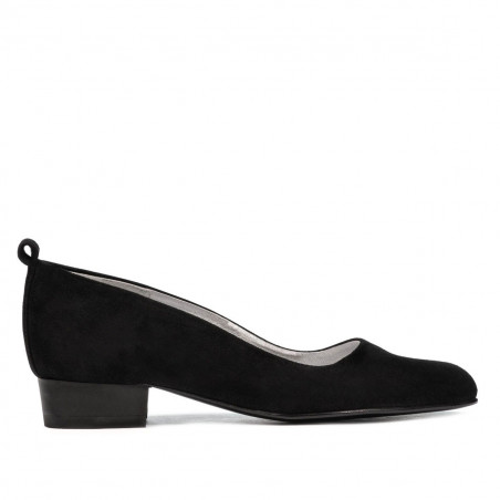 Pantofi eleganti/casual dama 1285 negru antilopa