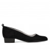 Pantofi eleganti/casual dama 1285 negru antilopa
