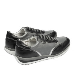 Pantofi sport adolescenti 374 negru+gri