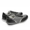 Pantofi sport adolescenti 374 negru+gri