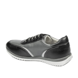 Pantofi sport adolescenti 374 negru+gri
