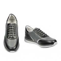 Pantofi sport adolescenti 374 negru+gri