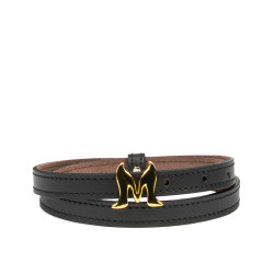 Curea dama 42mc negru napa