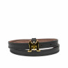 Curea dama 42mc negru napa