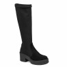 Cizme dama 3404 bufo negru combinat