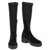Cizme dama 3404 bufo negru combinat