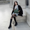Cizme dama 3404 bufo negru combinat lifestyle