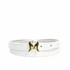 Curea dama 42mc croco alb