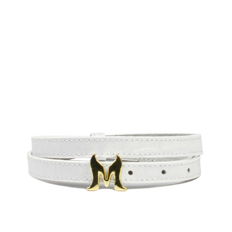 Curea dama 42mc croco alb