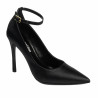Pantofi eleganti dama 1311 satin negru
