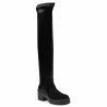 Cizme dama 3405 bufo negru combinat