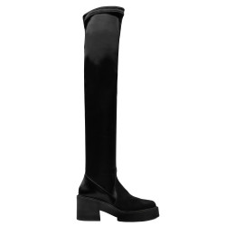 Cizme dama 3405 bufo negru combinat