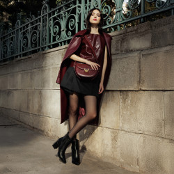 Női magassarkú csizma 1401 fekete lifestyle