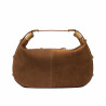 Geanta dama de mana 038g suede maro