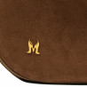 Geanta dama de mana 038g suede maro
