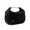 Geanta dama de mana 038g suede negru