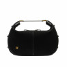 Geanta dama de mana 038g suede negru